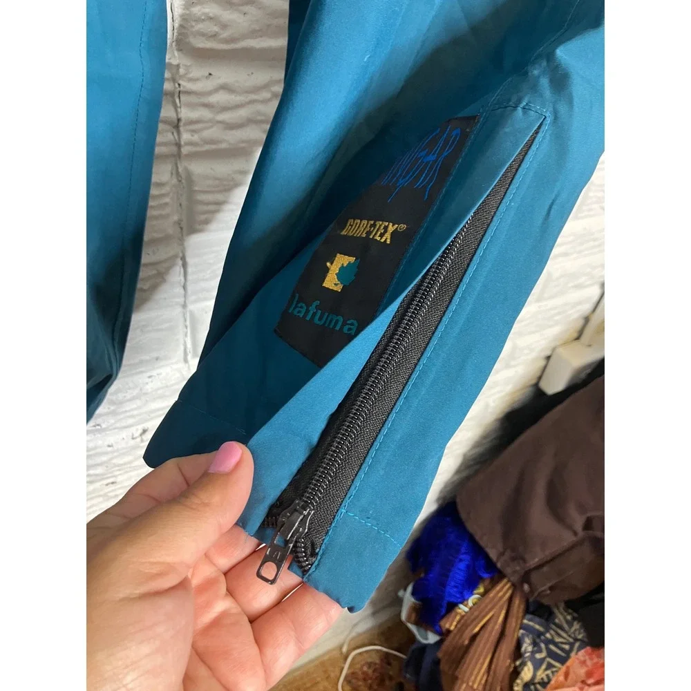 Lafuma Sangar Gore-Tex Pants Mens L Teal Excellent Technical Outdoor‎ Gear